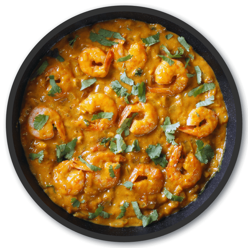 Prawn dish from Mount Everest. Best Indian takeaway in Bromley, BR1